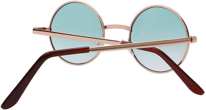 OWL Round Sunglasses Metal Frame Hippie Sunglasses UV400 Polycarbonate Circle Lens John Lennon Sunglasses for Men Women - Image 3